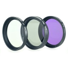 39 mm UV + POL + FD FLD filter