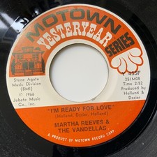 MARTHA & THE VANDELLAS -I'M READY FOR LOVE/ JIMMY MACK-  MOTOWN YESTERYEAR. EX