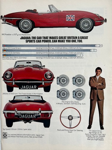 Vintage 1970 jaguar xke - vintage,