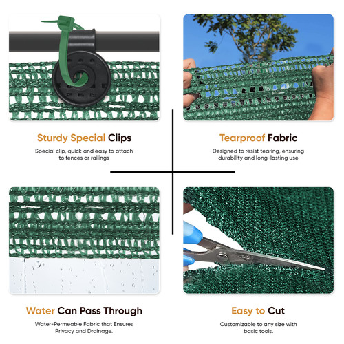 Fence privacy screen windbreak - fence,