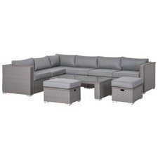 8-Seater PE Rattan Garden