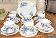Royal vale blue floral 21 pc