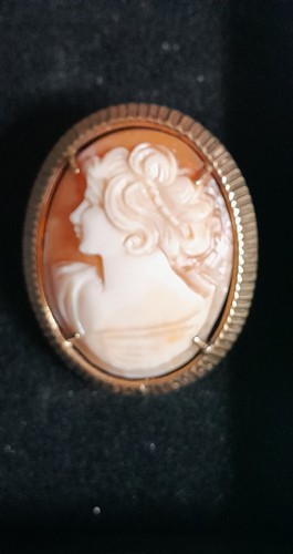 Shell cameo decrative - cameo,