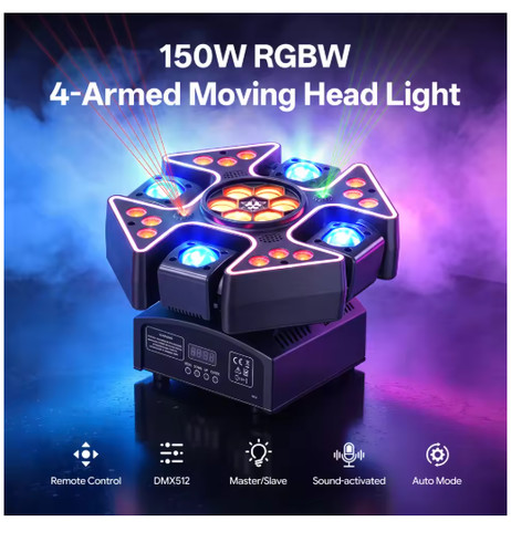 150w rgbw laser moving head - 150w,