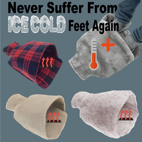Foot hot water bottle with - hot,