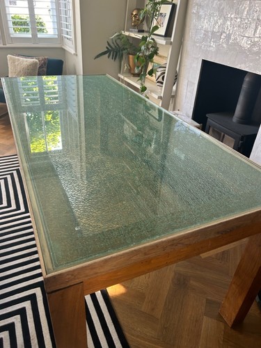Bespoke cherry wood and - , glass