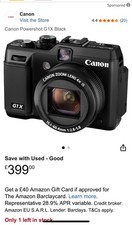 Canon PowerShot G1 X Camera +