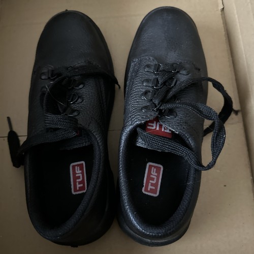 Tuf black steel toe shoe - tuf,