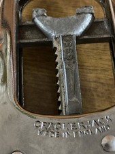 Vintage Crackerjack Nut Cracker Chrome Finish, Made In  England marked 1989