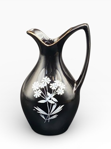 Wade black frost ewer - ewer, flower