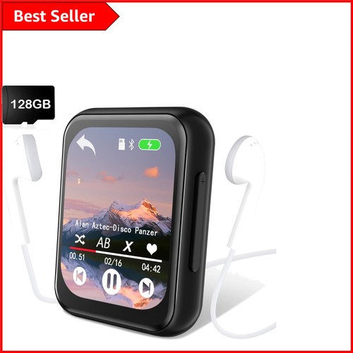Portable 128gb mp3 player with - portable,
