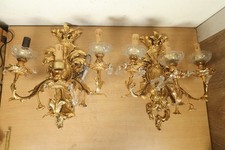 Vintage Pair French Brass