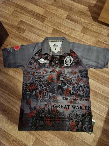 British army rugby poppy shirt - british,