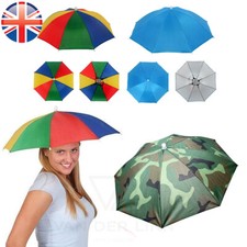 VDL 1~4 Umbrella Sun Hat Novelty Umbrella Fishing Festival Golf Foldable 52cm