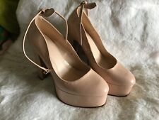 WOMENS COURT SHOES BLOCK HIGH