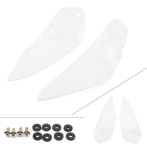 Clear side airflow windshield - clear,