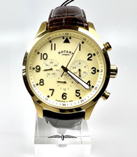 Rotary Quartz Watch - Large Case - Day/Date - GS00419/31 - Warranty