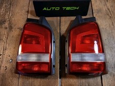 Fits Vw Transporter T5 T5.1  2003-15 Rear Lights  Red Smoked Tailgate Pair 
