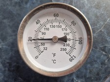 radiator or pipe thermometer - magnetic