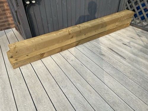 Garden sleepers 200x100x2 - sleepers, 200x100x2.4m