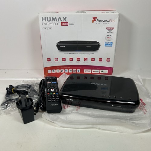 Humax fvp 5000t 500gb - humax, freeview