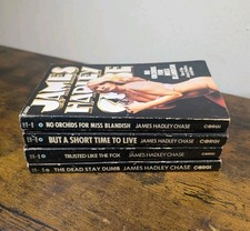 James Hadley Chase CORGI PAPERBACK 70s Book Bundle Dead Stay Dump, No Orchids...