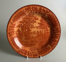 Davenport c1810 Plate Chalcedony Body. Bisham Abbey.