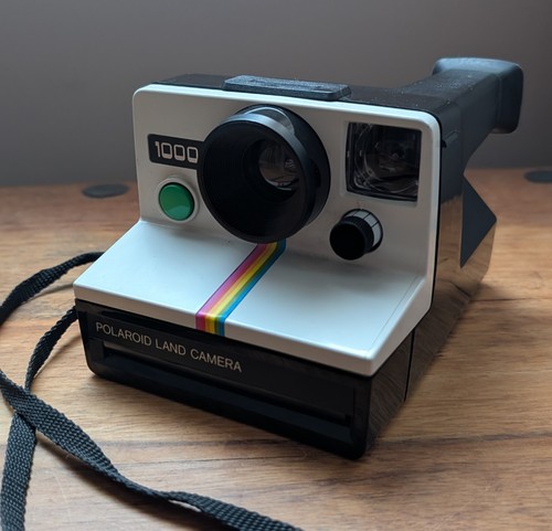 Vintage polaroid land camera - polaroid,