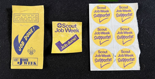 Scout bob job week stickers - scout,