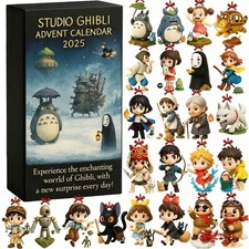24x Studio Ghibli Advent Calendar My Neighbor Totoro Mini Figure Kid Collect Toy