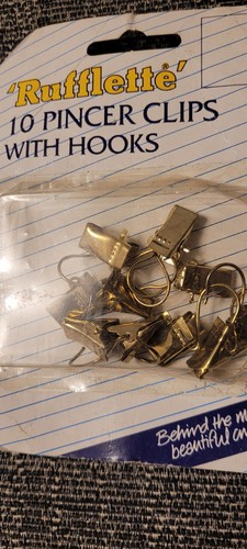 Rufflette pincer clips - pincer,