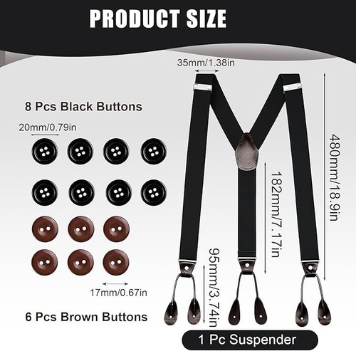 Men button end braces for - men,