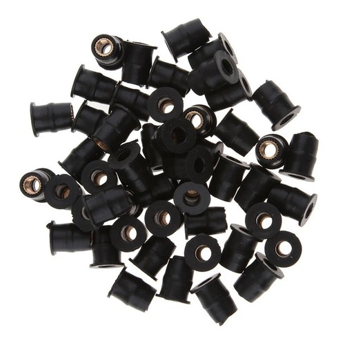 Rubber well nuts screen - nuts,