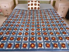 Handmade Throw And Cusion Set