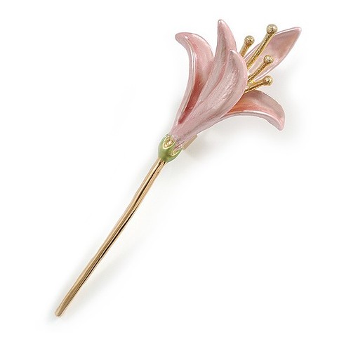 Light pink enamel calla lily - light,
