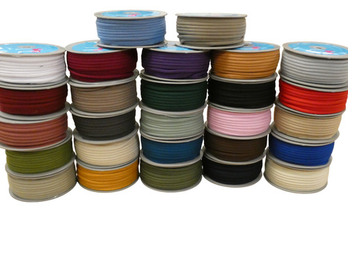 Plain weave piping - plain, 5mm