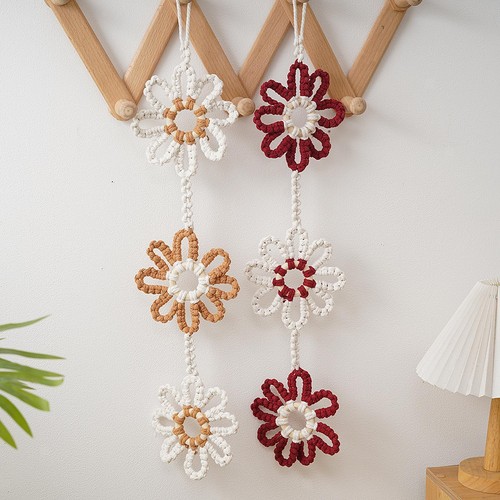 Wall hanging woven - woven, macrame