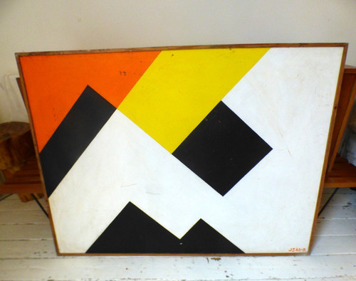 Large 1960 abstract - 1960's,