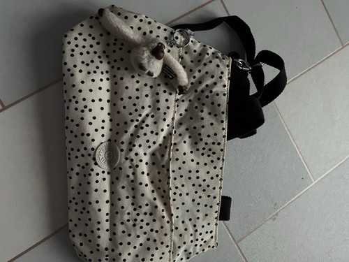 Kipling beige black polka - &,