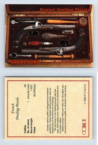 Roguet dueling pistols 30 - roguet,