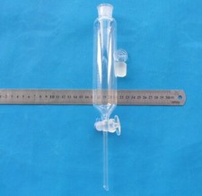 50ML SEPARATING CYLINDRICAL SHAPE FUNNEL GLASS STOPCOCK