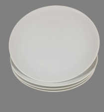 FAIRMONT 4pcs Arctic white vitrified porcelain large dinner plate set 26.7cm UK
