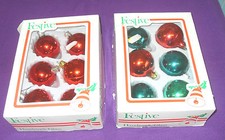 VINTAGE RETRO GLASS CHRISTMAS