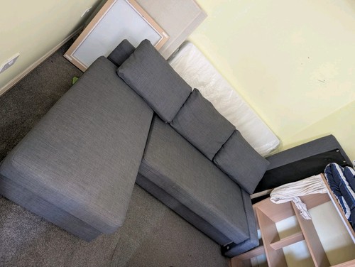 Ikea friheten grey corner sofa - ikea,