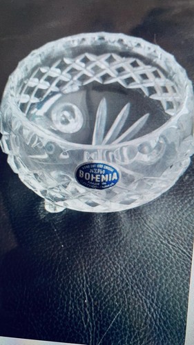 Bohemia crystal glass bowl - bohemia,