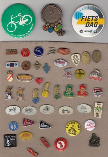 Vintage bicycle logo - logo, pin