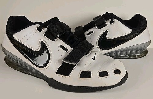 Nike romaleos white - nike, white/black