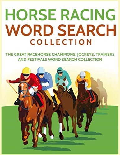 Horse racing word search - horse,