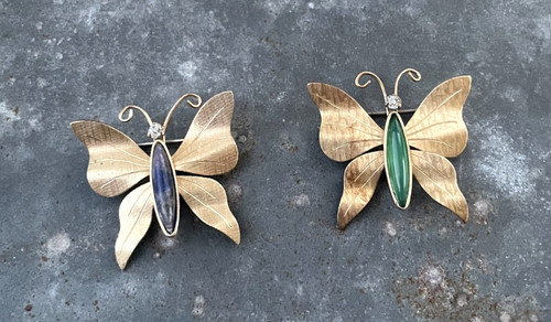 Vintage krementz butterfly - vintage,