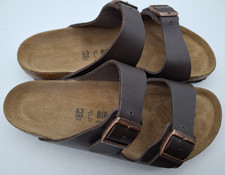 Birkenstock Arizona brown leather strappy sandals - UK 9, EUR 43 Regular